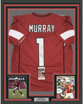 Framed Autographed/Signed Kyler Murray 35x39 Arizona Red Football Jersey JSA COA