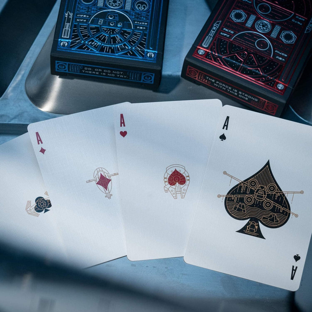 Theory11 Star Wars Red & Blue Edition – Light & Dark Side