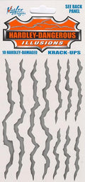 Hardley-Dangerous Illusions 10 Hardley-Damaged Krack-Ups Stickers