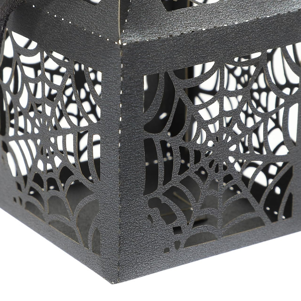 BESTOYARD Halloween Hollow Die-Cut Candy Boxes Black 8.27x4.53in 50pcs