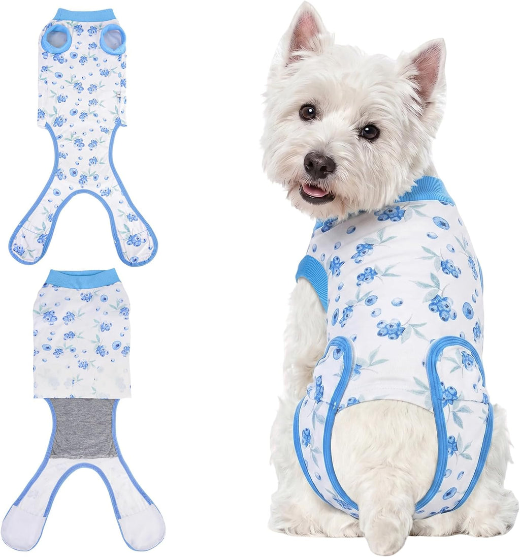 Female Dog Recovery Suit After Spay – 3 Patterns, S–2XL