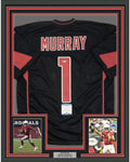 Framed Autographed/Signed Kyler Murray Arizona 35x39 Color Rush Football Jersey Beckett BAS COA