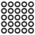 leechio 25 PCS Automotive Oil Drain Plug Gasket M14 Rubber Seal Black