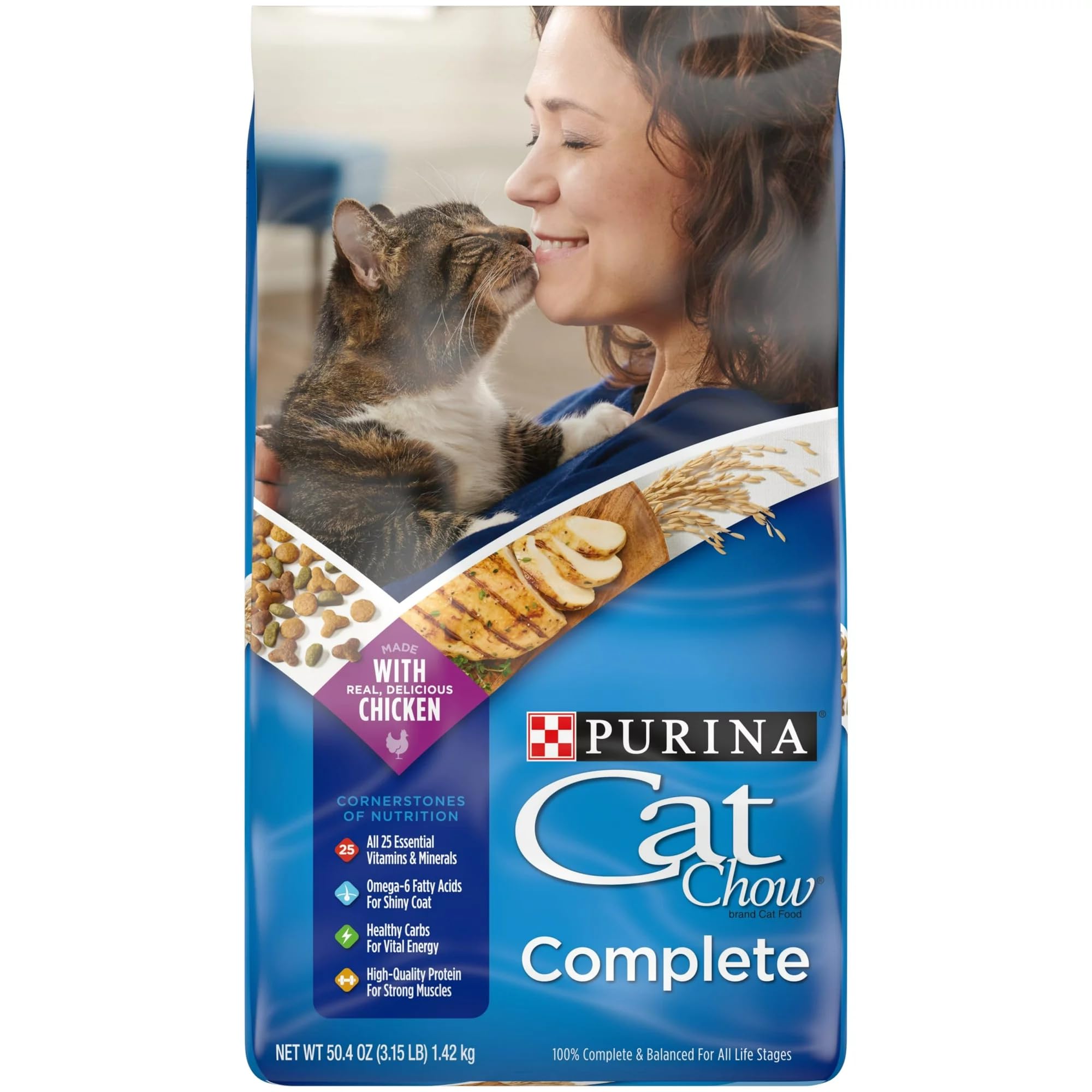 BestBy10/26 Purina Cat Chow Complete Dry Cat Food 3.15 LB