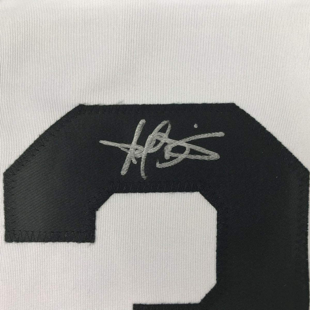 Framed Autographed/Signed Harold Baines 35x39 Chicago White Retro Baseball Jersey Beckett BAS COA