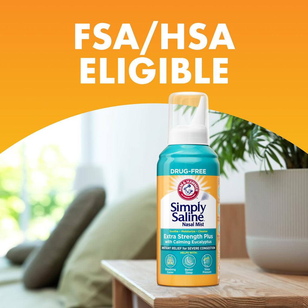 ARM & Hammer Simply Saline Extra Strength Plus Eucalyptus Nasal Mist 4.6 oz