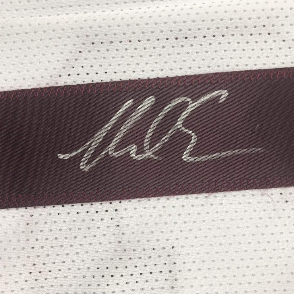 Framed Autographed/Signed Mike Evans 35x39 Texas A&M White College Football Jersey PSA/DNA COA
