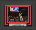 Framed Autographed/Signed Matt Stairs Moon Shot Philadelphia Phillies 16x20 Baseball Photo JSA COA