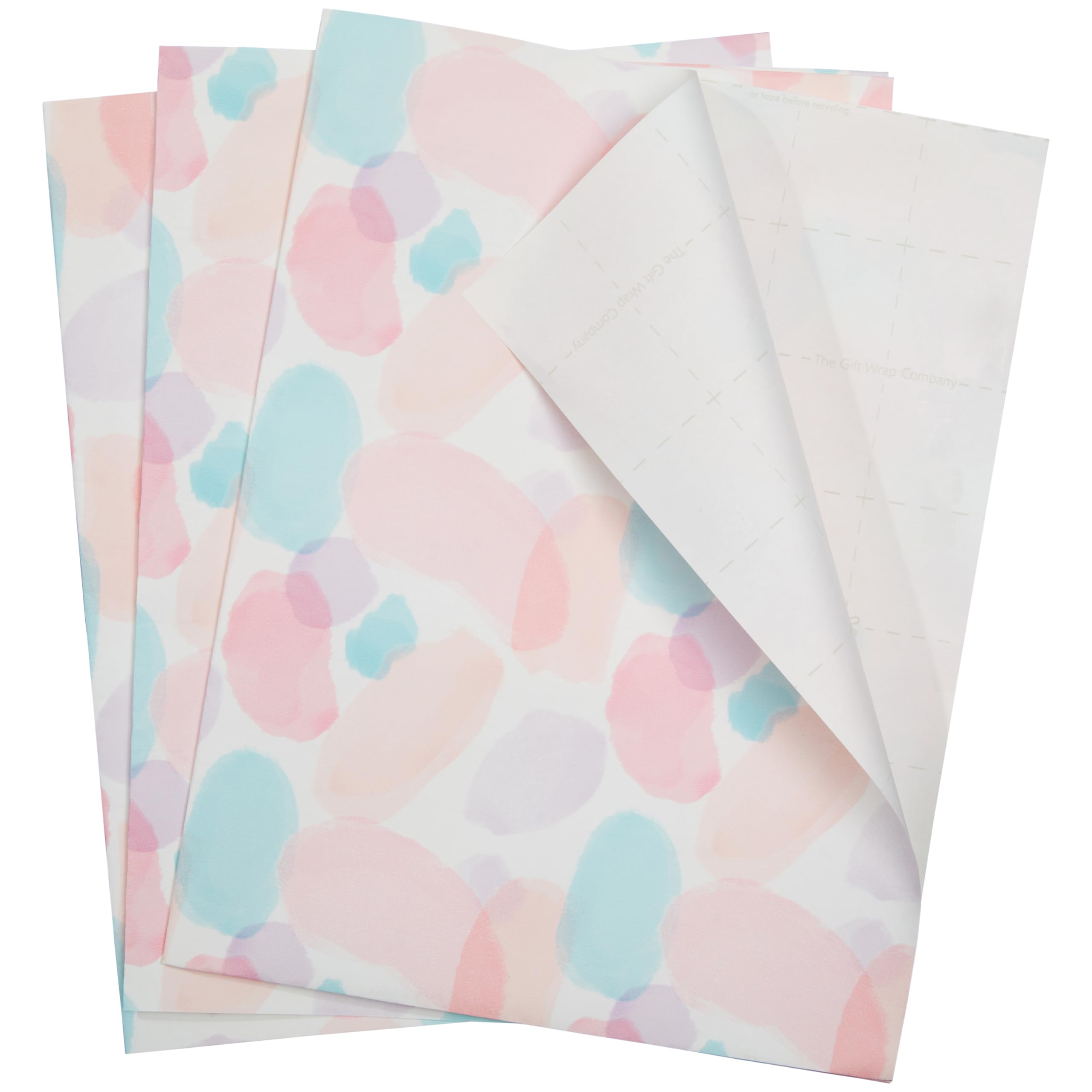The Gift Wrap Company Ombre Spots Gift Wrapping Paper Sheet 30x23 Multicolor 3pc