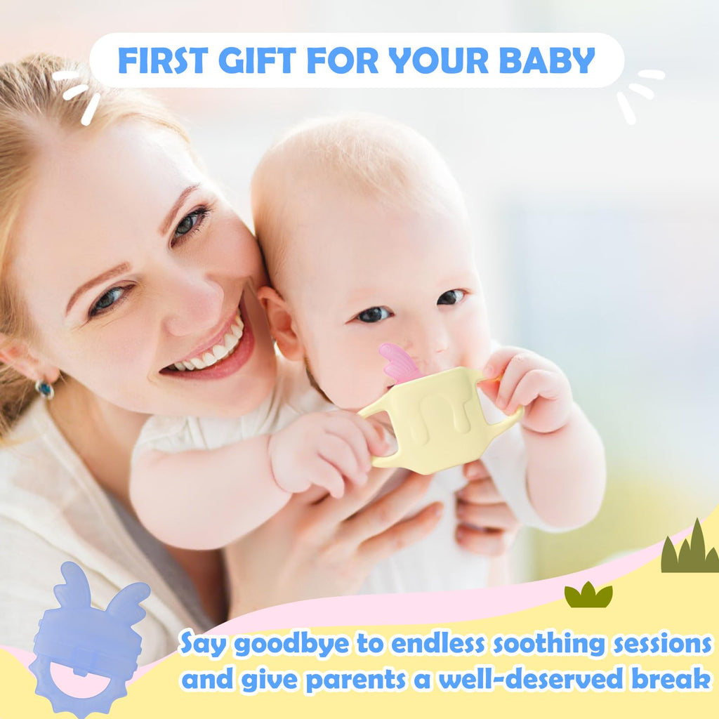 Anboor Baby Silicone Cold Teether 0-12 Months Water Filled Ice Relief