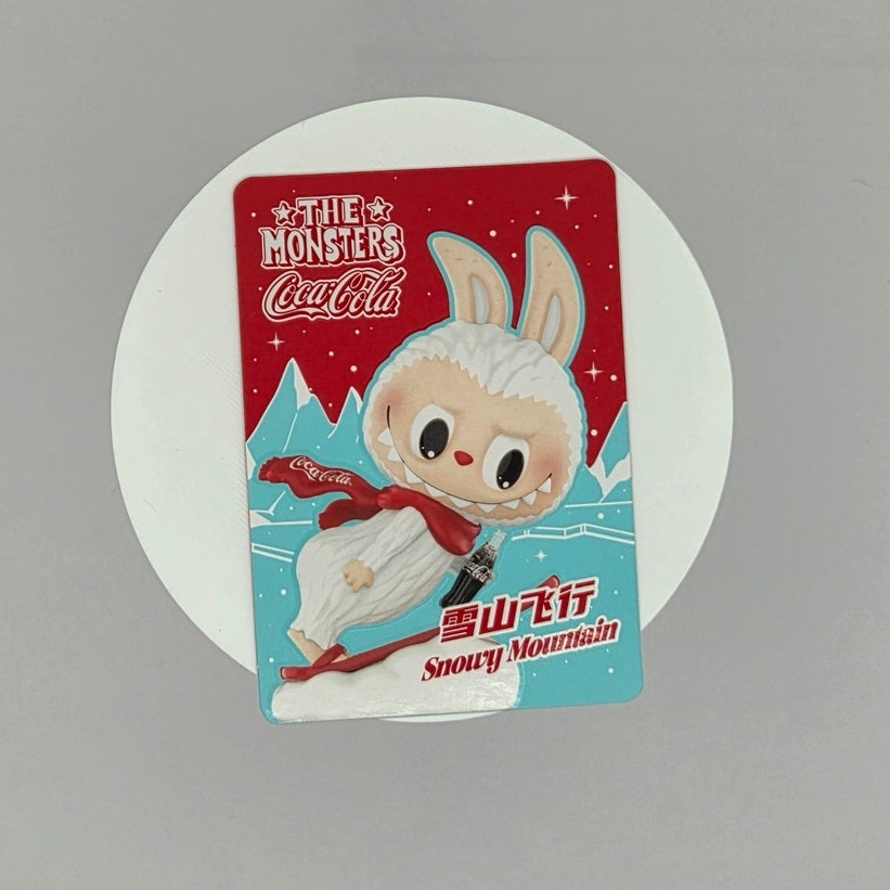 The Monster's Coca-Cola Figures - Card Confirmed "Snowy Mountain"