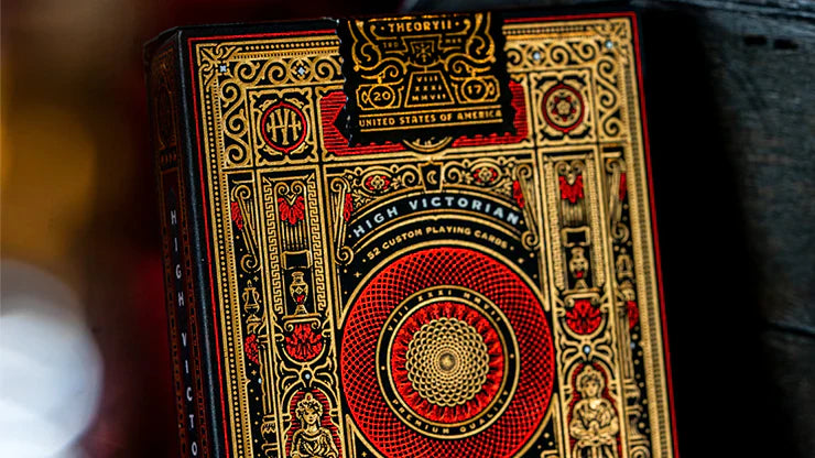 Theory11 High Victorian Playing Cards - Red and Green Premium Decks