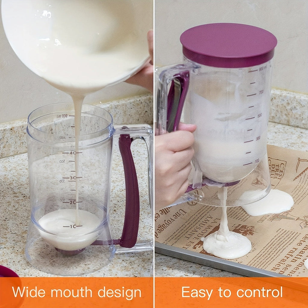 Pancake Batter Dispenser, Kitchen Dispenser for Cupcakes Waffles and Crepes