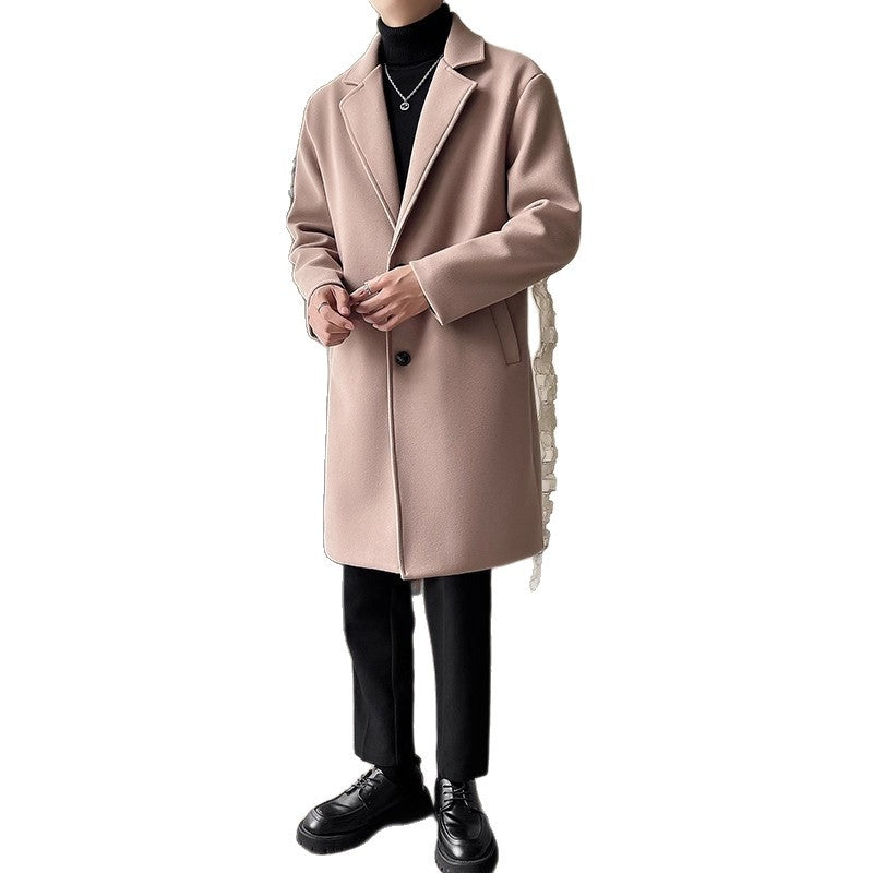 Affordable Luxury Style Mid-length Loose Trendy Woolen Coat