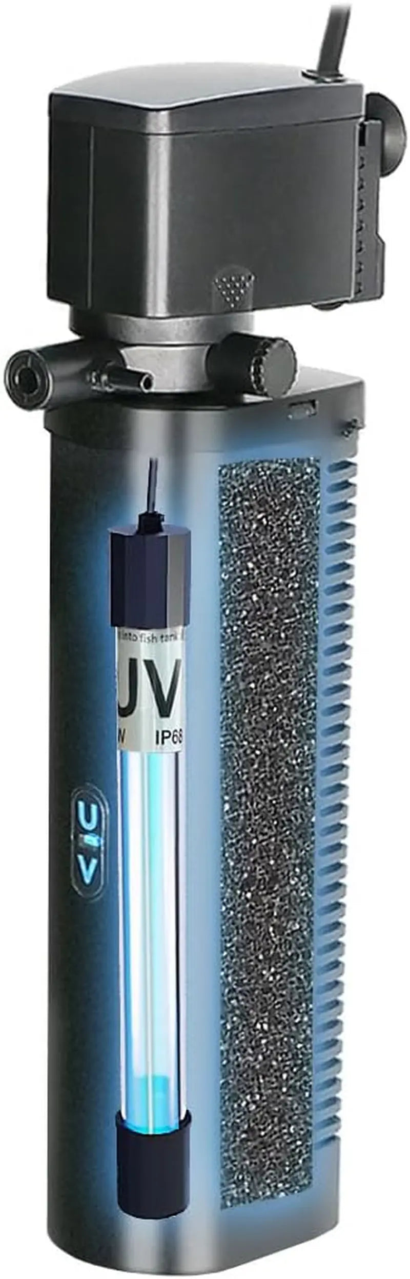 75-200 Gallon Aquarium UV Filter 300GPH Submersible Green Clean