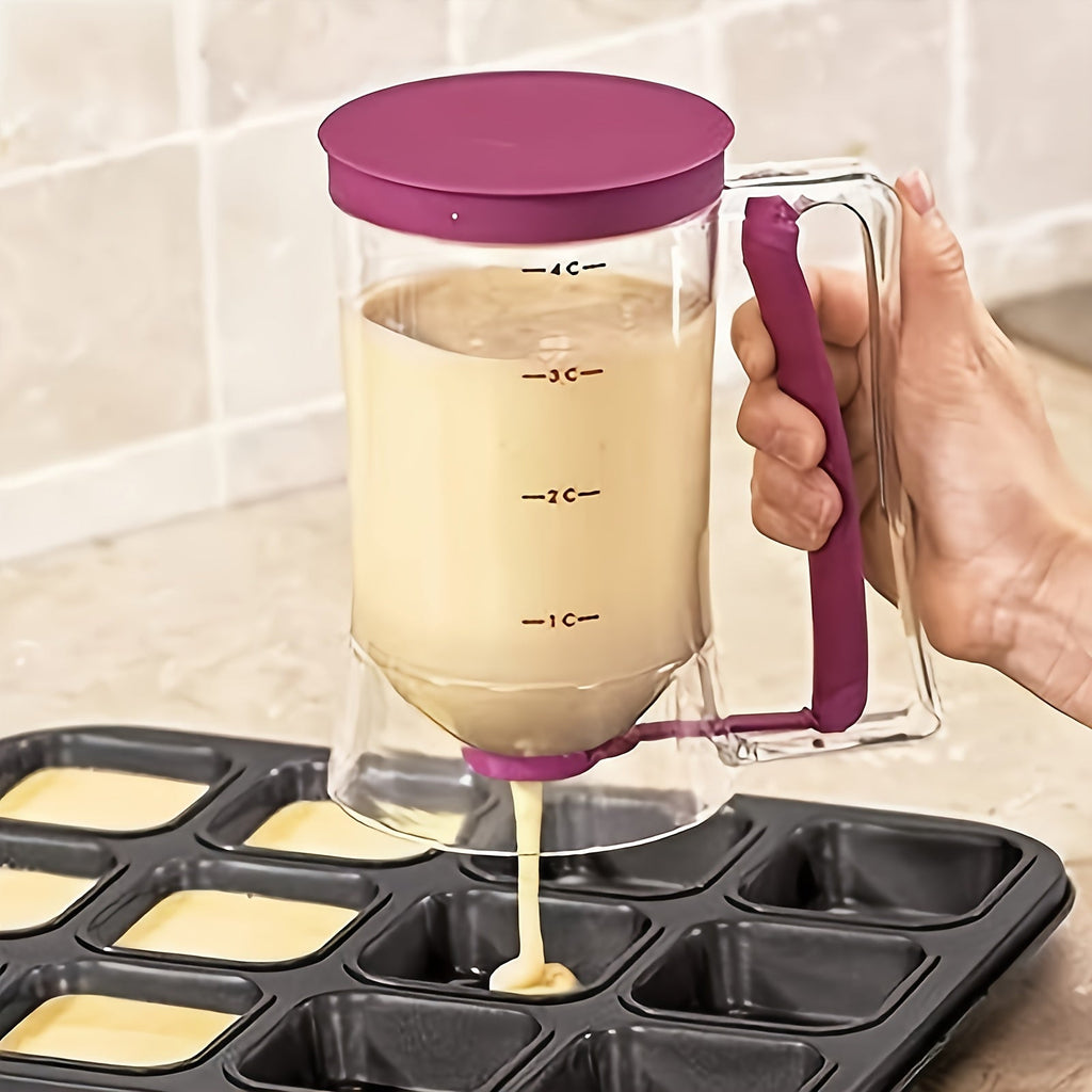 Pancake Batter Dispenser, Kitchen Dispenser for Cupcakes Waffles and Crepes