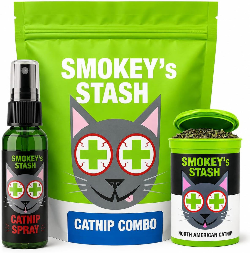 Catnip Spray & Organic Dried Catnip Bundle for Cats | USA Made Cat Training Set