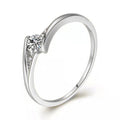 Mens Gold Alloy Round Engagement Ring