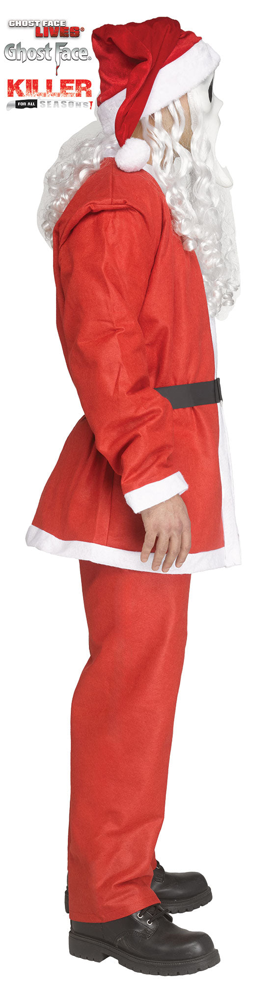Pub Crawl Santa Ghost Face Scream Adult Costume