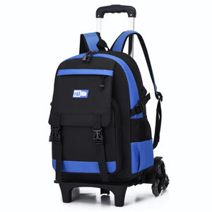 Blue Stair Climbing 6 Wheels