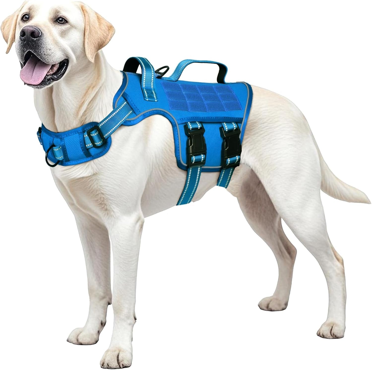 Heavy Duty No-Pull Tactical Dog Harness Molle Vest