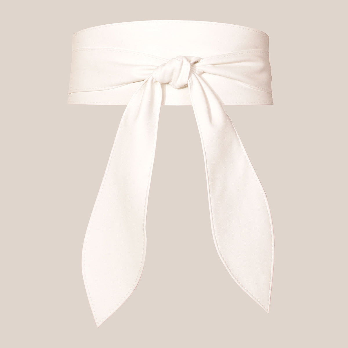 Amazon Cross-border Women's Wide Waist Cover Soft All-match Elegant Bow Ribbon Super Long In Stock Tie Belt