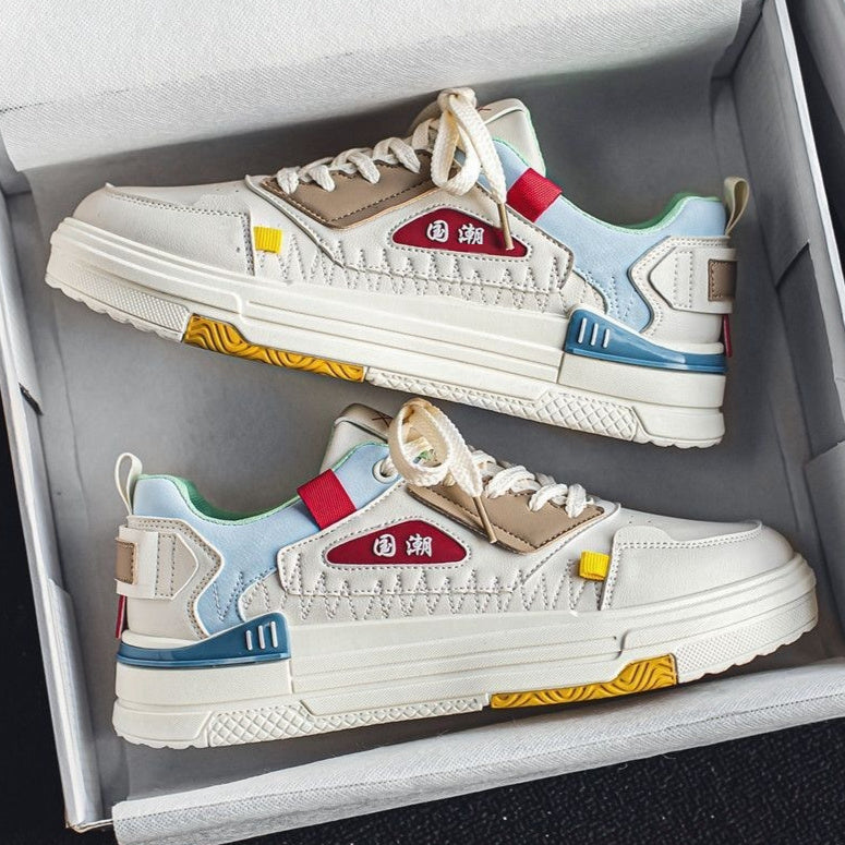 Spring New National Trendy Style Sports White Shoes Student Versatile Casual Sneakers