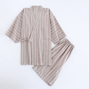 Mens striped brown