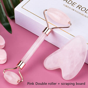 Pink roller heart shape