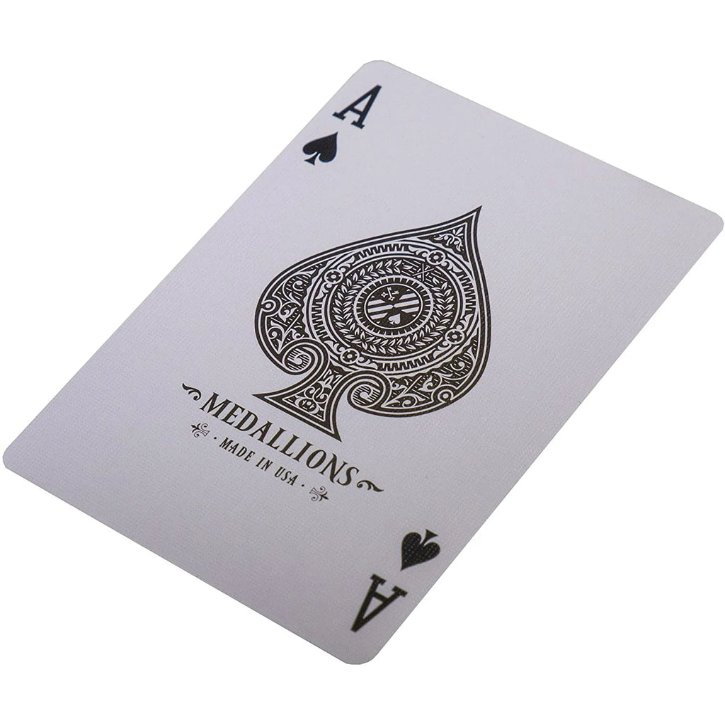 Theory11 Medallions Playing Cards – Deep Brown & Gold Foil Luxury Deck