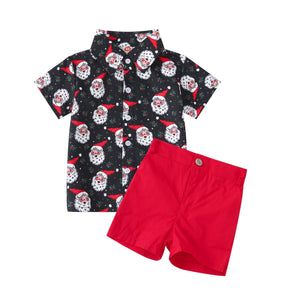 Santa Claus Black Clothes