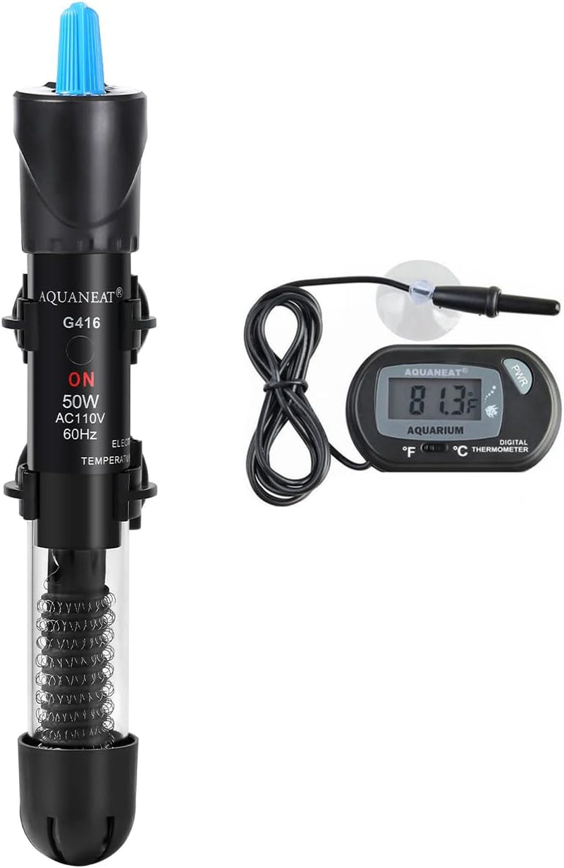 Aquarium Heater 25W-300W Adjustable Submersible Thermometer