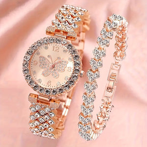 Rose Gold Butterfly Bracelet