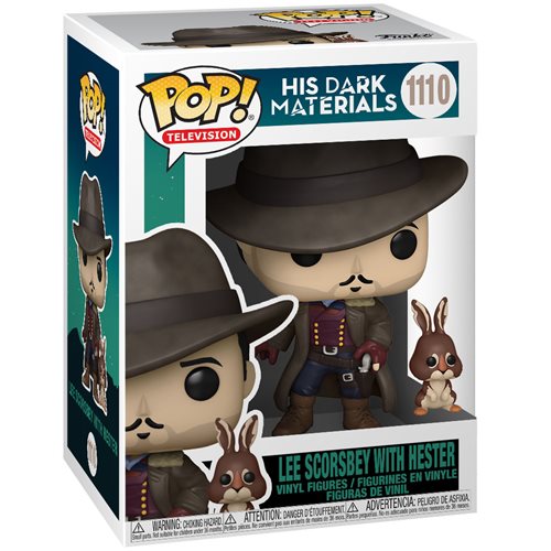 His Dark Materials Lee Scoresby With Hester #1110 Funko Pop Vinyl Figure