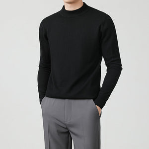 Black Mock Neck