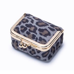 Blue Leopard Print Large
