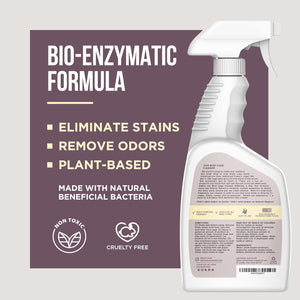 Bird Cage Cleaner Bird Poop Remover Natural Enzyme Spray USA Made
