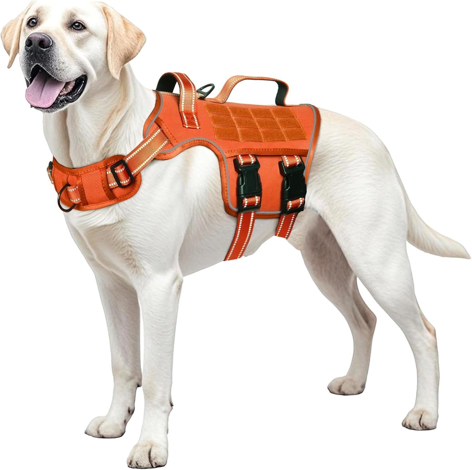 Heavy Duty No-Pull Tactical Dog Harness Molle Vest
