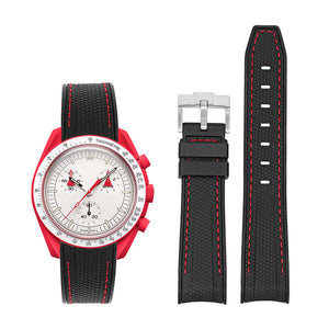 Black With Red Cords