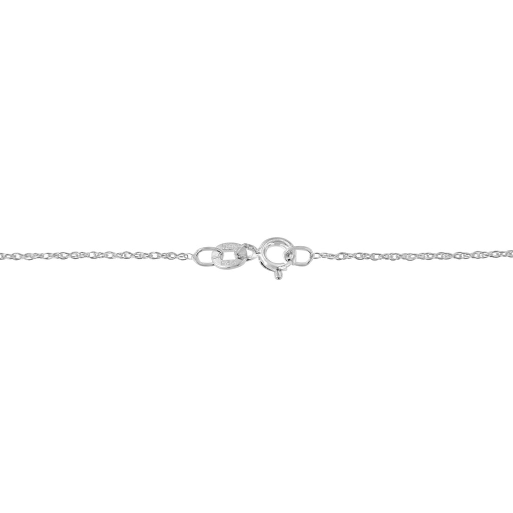 .925 Sterling Silver 1 1/4 Cttw Round and Baguette-Cut Diamond Composite Heart 18" Pendant Necklace (I-J Color, I1-I2 Clarity)
