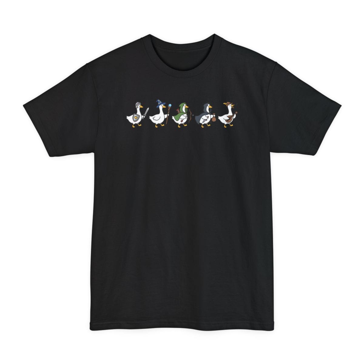Silly Goose Adventurers Funny D&D Tall T-Shirt