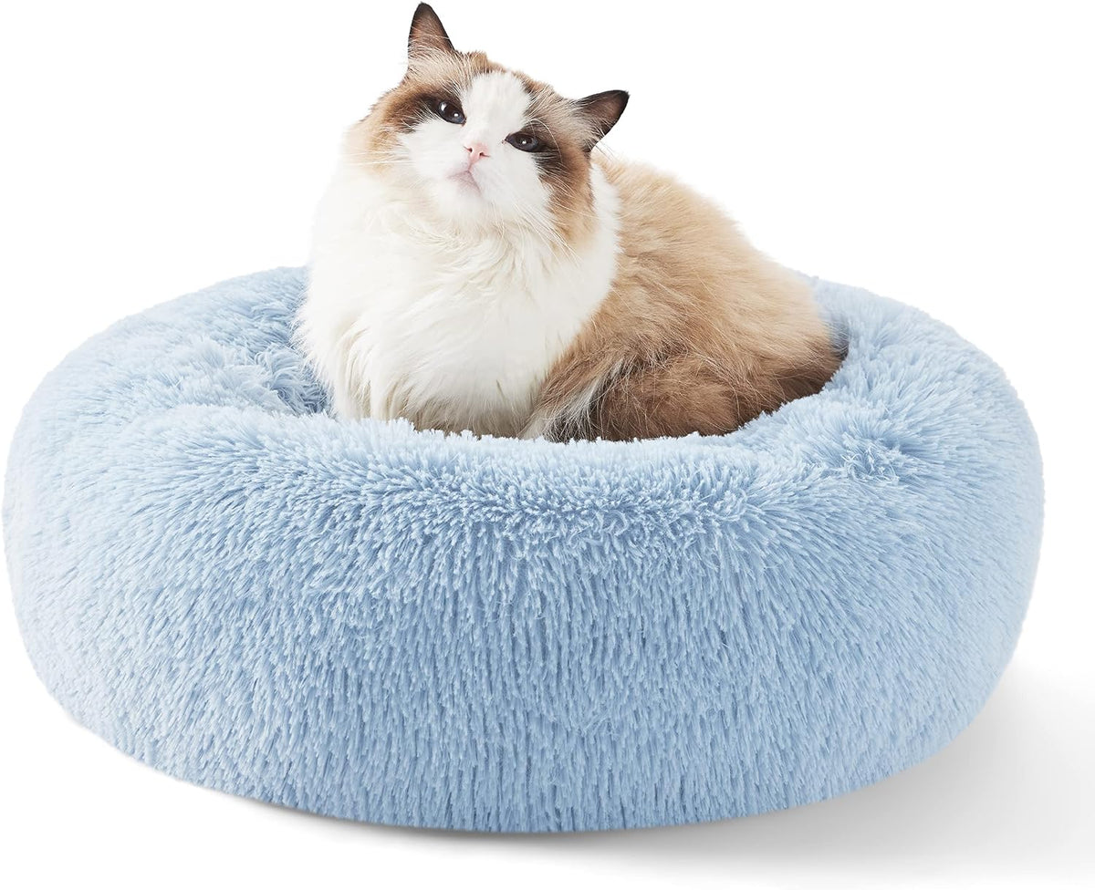 Bedsure Calming Donut Pet Bed – Multiple Sizes & Colors