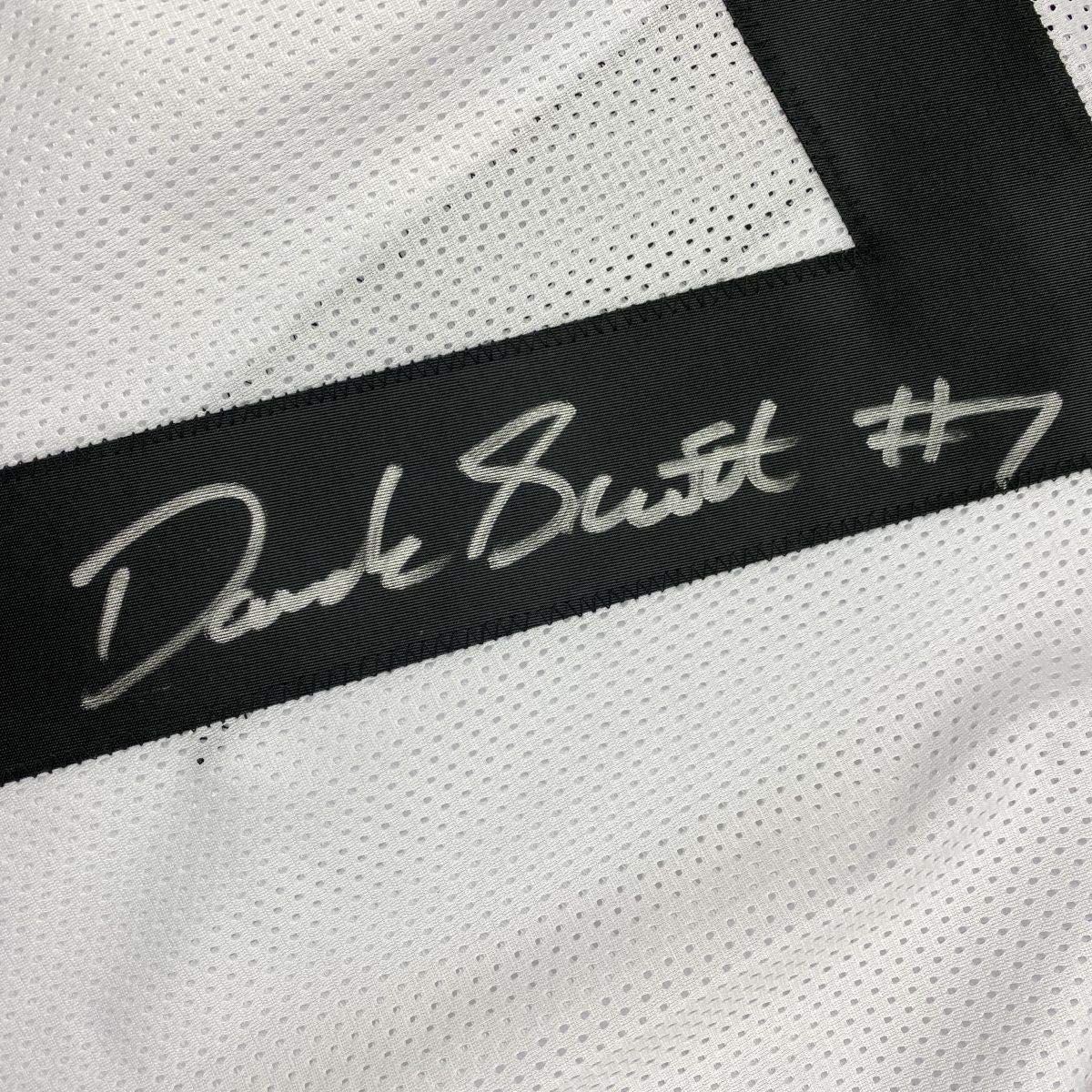 Framed Autographed/Signed D'Andre Swift 35x39 Georgia White College Football Jersey JSA COA
