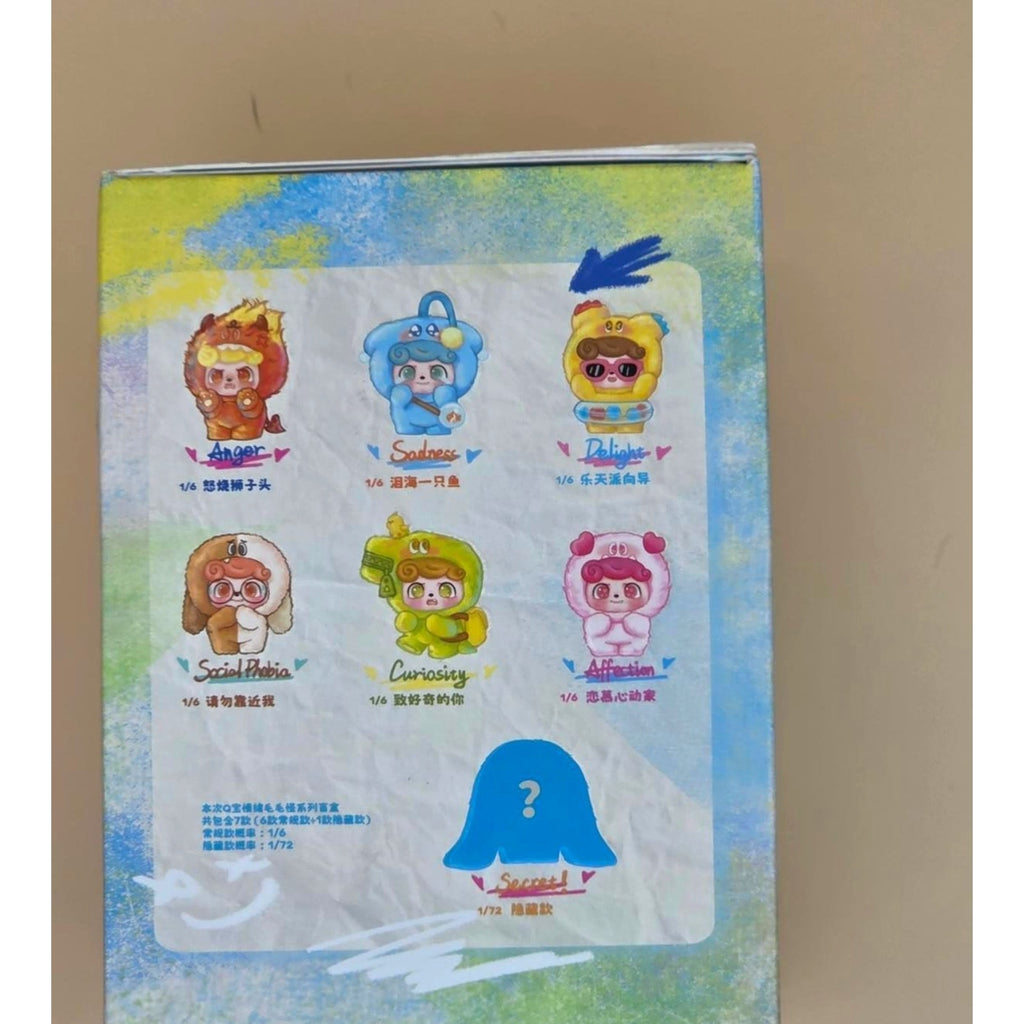 Emotional Hairy Monsters - Card Confirmed Social Phobia