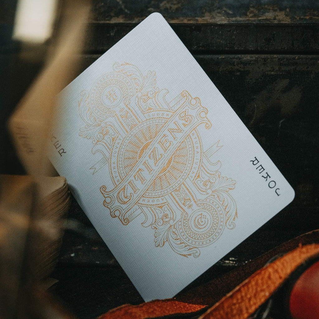 Theory11 Citizens Playing Cards – Premium Gold & Bronze Foil Deck