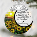 Jocidea Retirement Gifts Stained Glass Christmas Ornament Design E