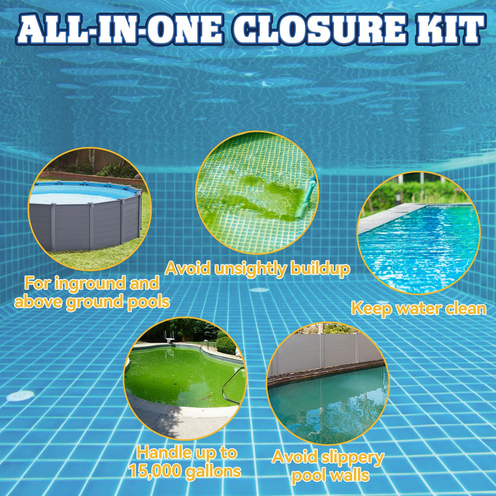 Bondtech Pool Winterizing Kit 3-in-1 for Above & Inground Pools 16.9 oz