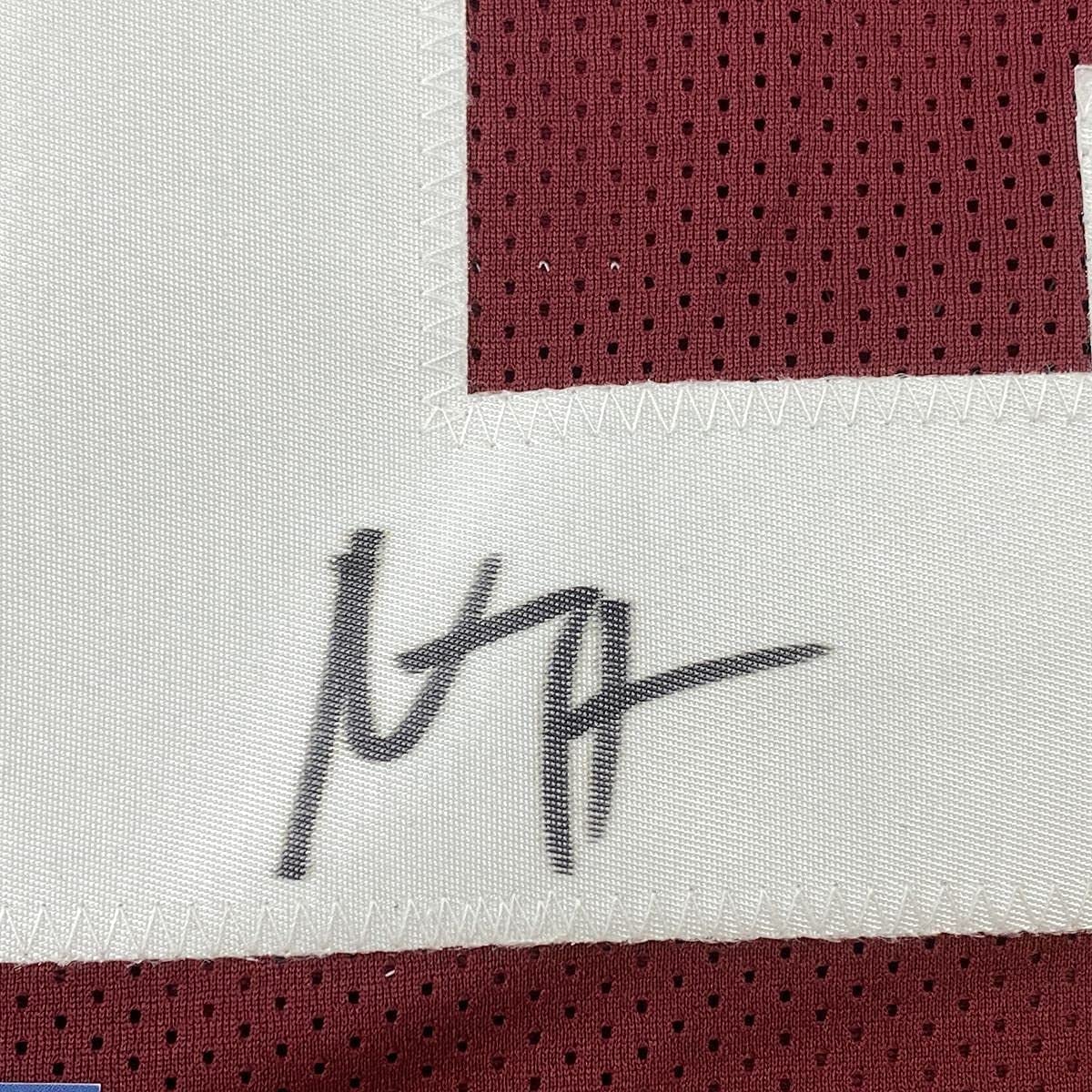 Framed Autographed/Signed Najee Harris 35x39 Alabama Red College Football Jersey Beckett BAS COA