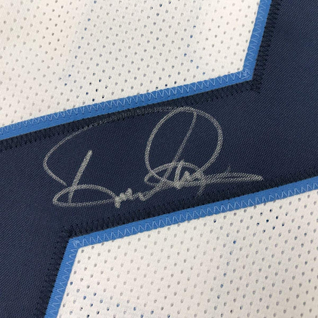 Autographed/Signed Derrick Henry Tennessee White Football Jersey JSA COA