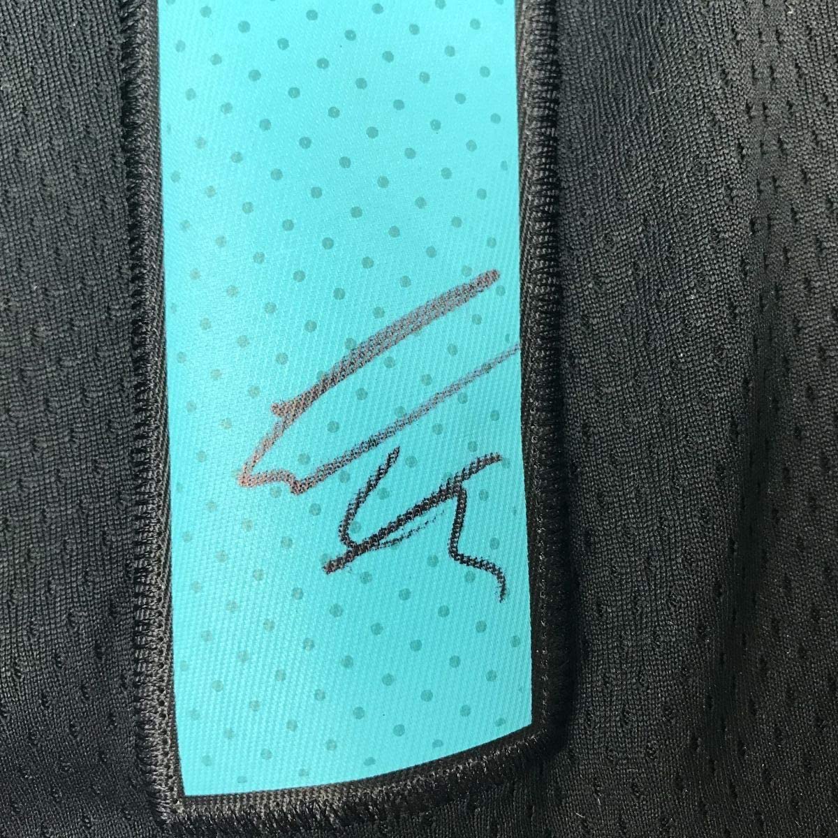 Framed Autographed/Signed Luka Doncic 35x39 Dallas Black Basketball Jersey PSA/DNA COA